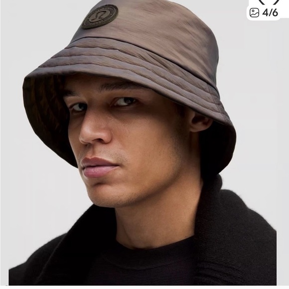 NWT 🤎 Lululemon Wunder Puff Bucket Hat Iridescent Espresso M/L - Picture 3 of 8